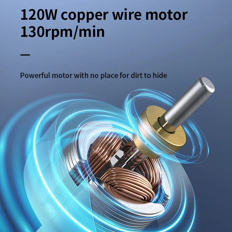 KTX-141651 Battery-Powered 3-Inch Compact Floor Sweeper for Carpets and Hard Surfaces