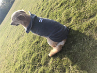 HKM-281427 Reversible Fleece Vest for Dogs - Warm Polar Fleece Clothing in Hemp Gray and Wine Red, Sizes XXS to XXXL