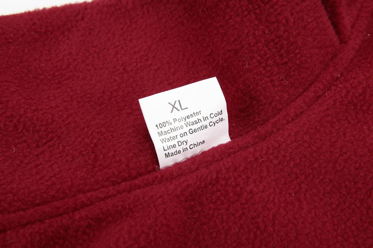 HKM-281427 Reversible Fleece Vest for Dogs - Warm Polar Fleece Clothing in Hemp Gray and Wine Red, Sizes XXS to XXXL