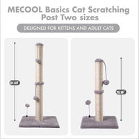 HKM-842067 Premium Sisal Cat Scratching Post with Hanging Ball for Kittens and Small Cats