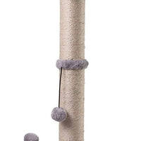 HKM-842067 Premium Sisal Cat Scratching Post with Hanging Ball for Kittens and Small Cats