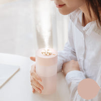 HKM-644243 Columnar Household Humidifier with USB Power, Mechanical Operation, and 350ml Water Tank Capacity