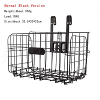 HKM-315475 Folding Bicycle Basket for Convenient Storage and Travel