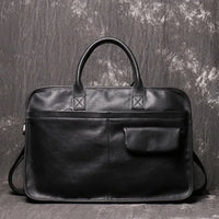 HKM-774291 Men's Leather Messenger Bag - Durable Handcrafted Cowhide with Large Capacity for Laptops and Essentials