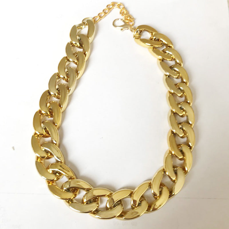 HKM-107859 Simple Metal Cat Necklace - Available in Gold, Rose Gold, Silver, and Gun Black with Extended Length Options