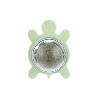HKM-808147 Organic Silvervine Catnip Ball for Indoor Cats - Edible Cat Toy, 360-Degree Rotating Mint Flavor, Non-Damaging Wall Adhesive
