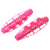 HKM-250387 Spiral Curling Iron with Plastic Curling Tube for Effortless Waves