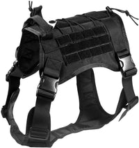 HKM-204179 Camouflage Tactical Training Vest for Large Dogs - Durable Nylon Pet Apparel