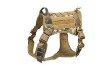 HKM-204179 Camouflage Tactical Training Vest for Large Dogs - Durable Nylon Pet Apparel