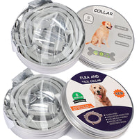 HKM-531539 Dog Mosquito Repellent Collar, Insect-Proof Silicone Design, Four Seasons Use, Blue Color