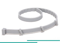 HKM-531539 Dog Mosquito Repellent Collar, Insect-Proof Silicone Design, Four Seasons Use, Blue Color