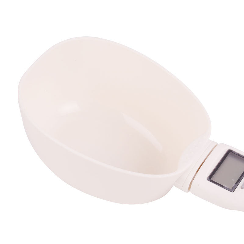 HKM-622547 Pet Food Measuring Shovel - Electronic ABS Spoon for Accurate Feeding & Hygienic Use