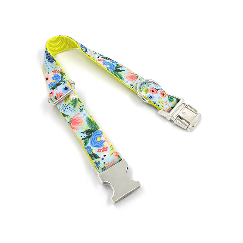 HKM-661459 Stylish Polyester Dog Collar for Small and Medium Breeds