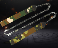 HKM-677907 Camouflage Zippered Outdoor Hand Saw with Pull Strap