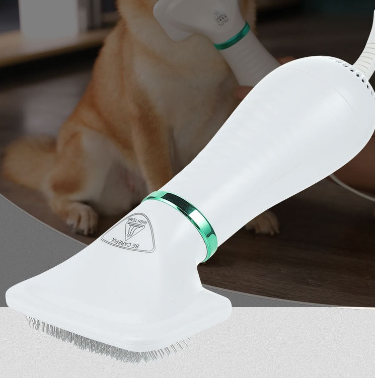HKM-690131 All-in-One Cat and Dog Brushing Comb with Hair Dryer and Adjustable Warm Air Settings