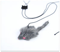 HKM-724179 Adjustable Elastic Cord Cat Toy with Triangle Hook for Door Hanging Fun