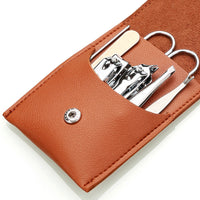 HKM-878419 Stainless Steel Nail Clipper Tool Set with Non-Slip Black Technology for Hand, Foot, and Facial Care