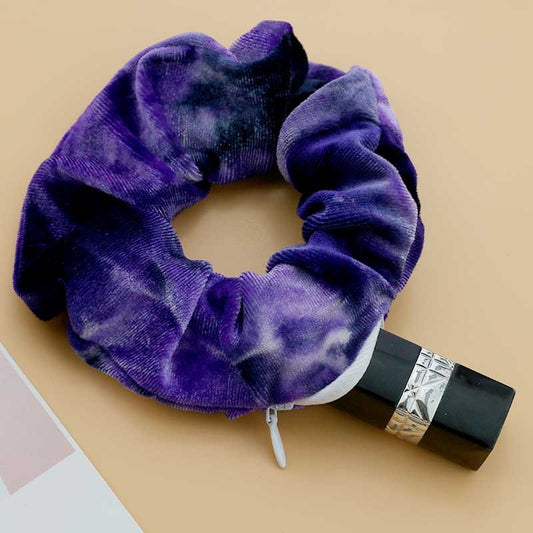 HKM-654739 Gradient Color Diamond Velvet Women's Headband - Simple Wave Weave Design