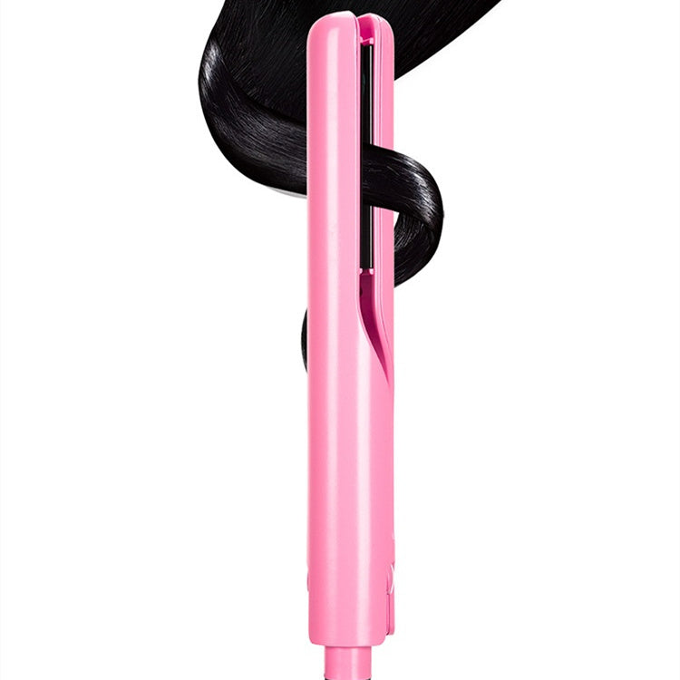 HKM-386835 Portable Hair Curling and Straightening Device in Black Pink and Light Champagne Gold, 220V