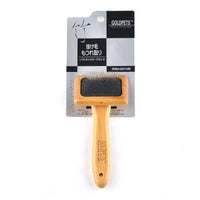 HKM-672019 Bamboo Wood Air Cushion Needle Comb for Pet Grooming - Available in Small, Medium, and Large Sizes