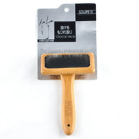HKM-672019 Bamboo Wood Air Cushion Needle Comb for Pet Grooming - Available in Small, Medium, and Large Sizes