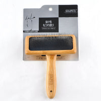 HKM-672019 Bamboo Wood Air Cushion Needle Comb for Pet Grooming - Available in Small, Medium, and Large Sizes