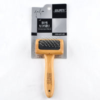 HKM-672019 Bamboo Wood Air Cushion Needle Comb for Pet Grooming - Available in Small, Medium, and Large Sizes