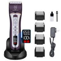 HKM-483987 Rechargeable Electric Pet and Child Hair Clippers with Limit Combs and Accessories