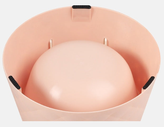HKM-307219 Bow Rhombus Cat Bowl in Pink, Green, Grey, and Mixed Colors - Durable PP Material