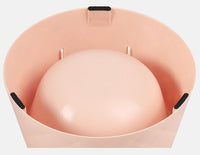 HKM-307219 Bow Rhombus Cat Bowl in Pink, Green, Grey, and Mixed Colors - Durable PP Material