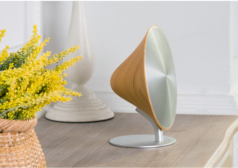 KTX-708819 Wooden Bluetooth 4.2 Wireless Speaker with Subwoofer and USB Interface