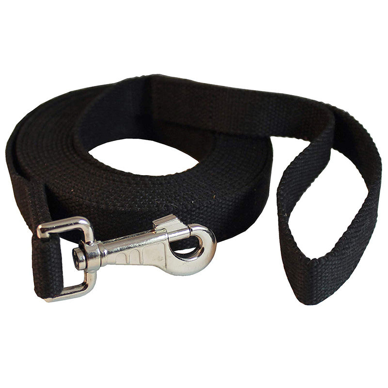 HKM-773587 Durable Nylon Traction Long Rope for Pet and Horse Training - 2m Length with Stainless Steel Components
