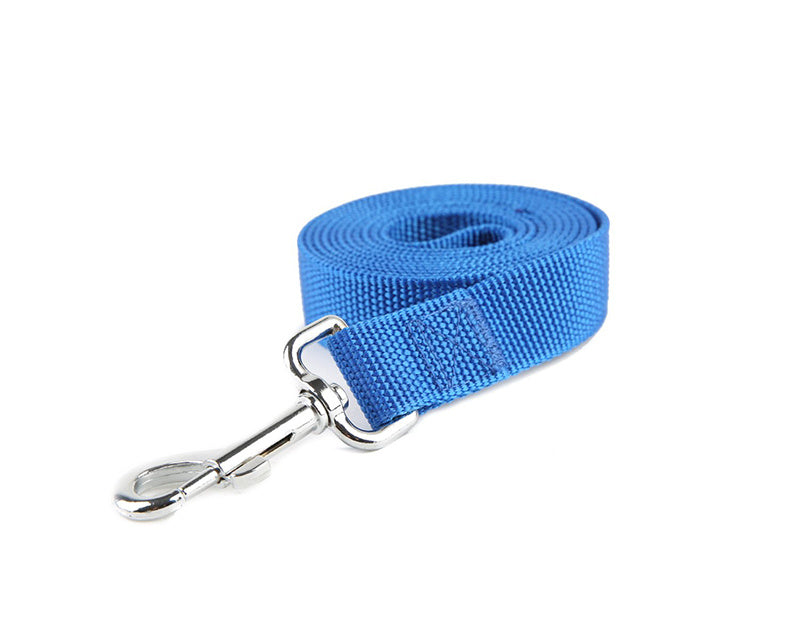 HKM-773587 Durable Nylon Traction Long Rope for Pet and Horse Training - 2m Length with Stainless Steel Components