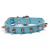 HKM-658003 Multicolor Soft PU Leather Dog Collar with Breakaway Buckle and Bling Detail