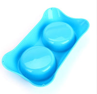 HKM-830355 Eco-Friendly Silicone Dog Bowl Set - Non-Toxic, Non-Slip, Easy to Clean, Stainless Steel Inner, Perfect for Food and Water