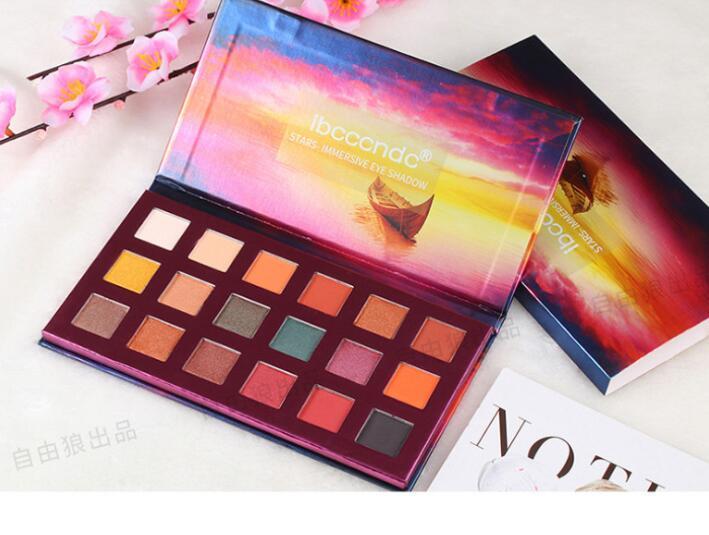 HKM-080211 Sunset Floating Eyeshadow Palette - Versatile Colors for Stunning Looks