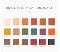 HKM-080211 Sunset Floating Eyeshadow Palette - Versatile Colors for Stunning Looks