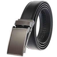 HKM-691091 Fashionable Automatic Buckle Genuine Leather Belt for Men