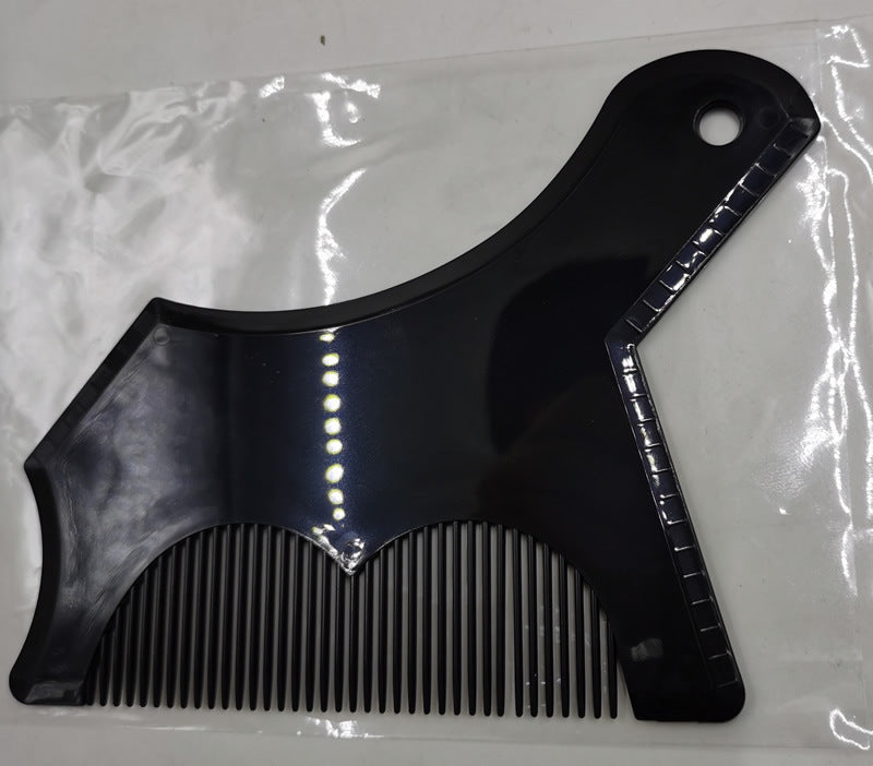 HKM-185107 Beard Styling Comb with Ruler – Compact Dimensions, Multiple Color Options