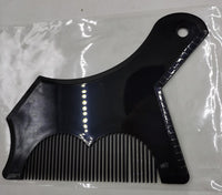HKM-185107 Beard Styling Comb with Ruler – Compact Dimensions, Multiple Color Options