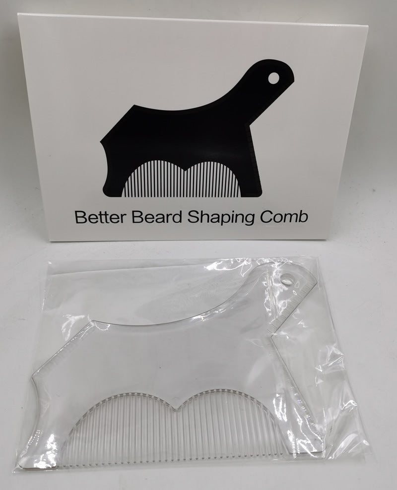 HKM-185107 Beard Styling Comb with Ruler – Compact Dimensions, Multiple Color Options