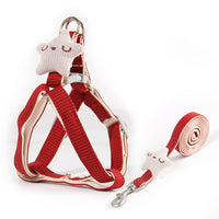 HKM-705747 Adjustable Cloth Dog Leash for Small, Medium, and Large Dogs - Available in Blue, Brown, Red, and Pink