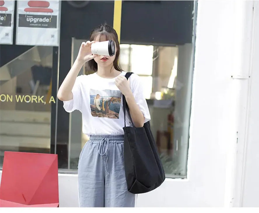 KTX-381715 Casual Large Capacity Retro Tote Bag for Women