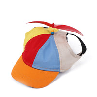 HKM-687315 Bamboo Dragonfly Casual Baseball Cap for Dogs - Available in Red, Green, and Orange