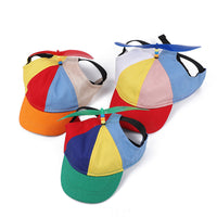 HKM-687315 Bamboo Dragonfly Casual Baseball Cap for Dogs - Available in Red, Green, and Orange