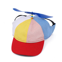 HKM-687315 Bamboo Dragonfly Casual Baseball Cap for Dogs - Available in Red, Green, and Orange