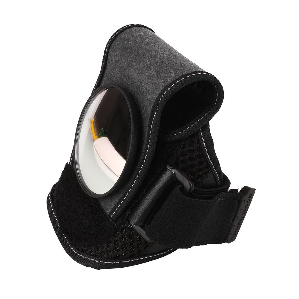 HKM-007059 Adjustable Bicycle Rearview Mirror with Quick Installation and Wrist Strap