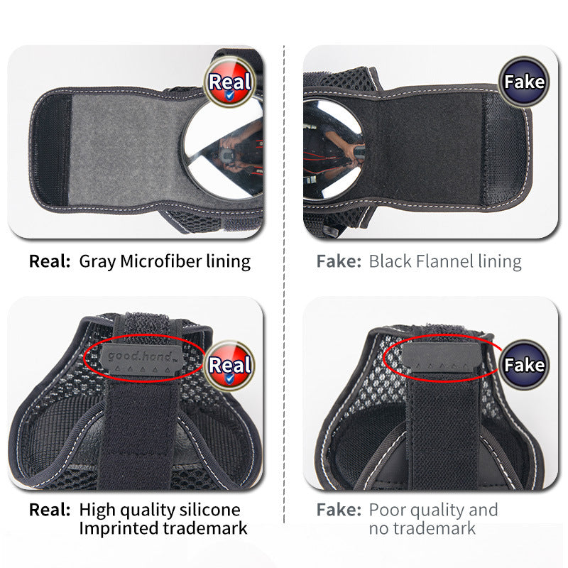 HKM-007059 Adjustable Bicycle Rearview Mirror with Quick Installation and Wrist Strap