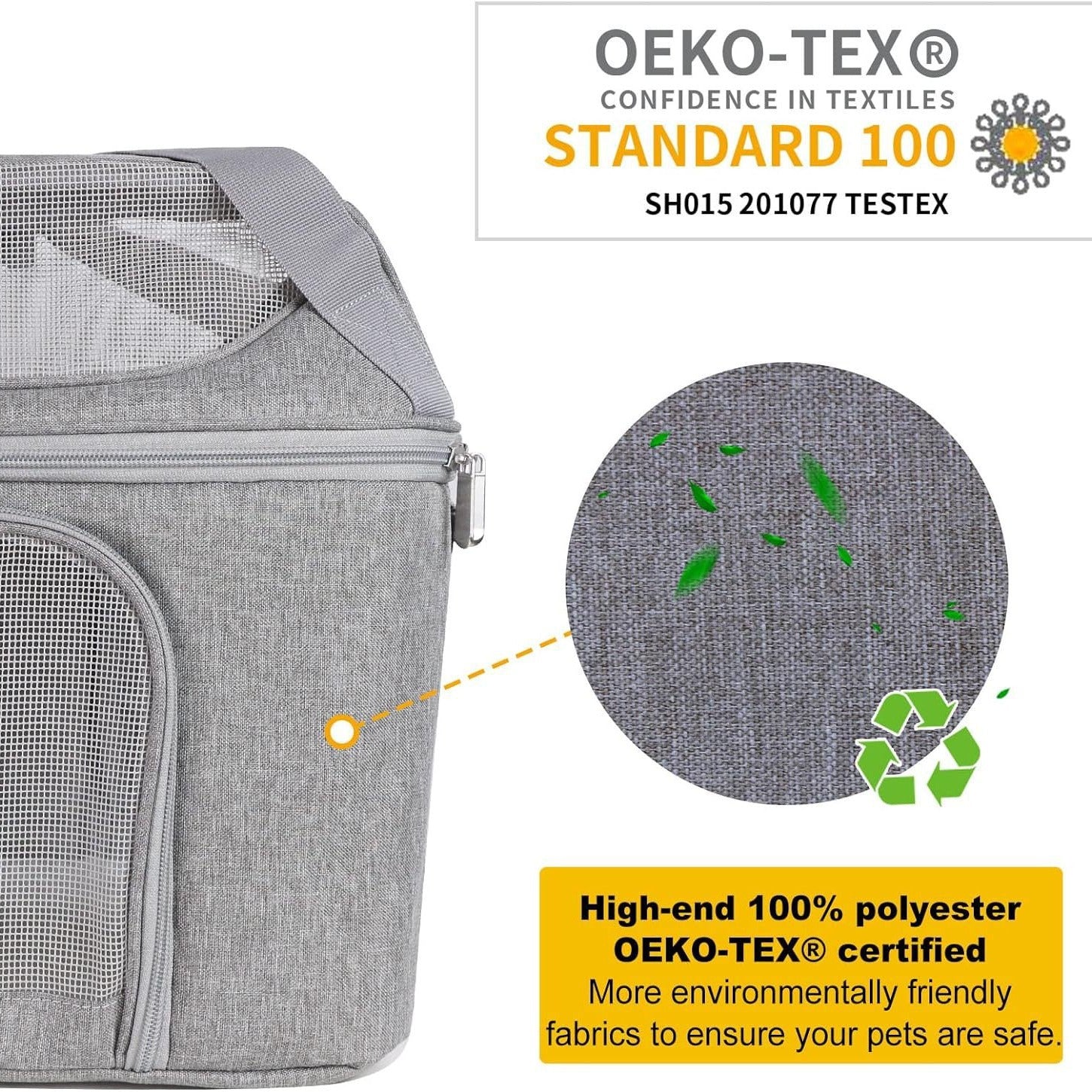 HKM-379027 Breathable Portable Dog and Cat Backpack Carrier for Travel and Outdoor Adventures