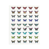 HKM-462483 Holographic Butterfly Nail Art Stickers for Creative Manicure Designs
